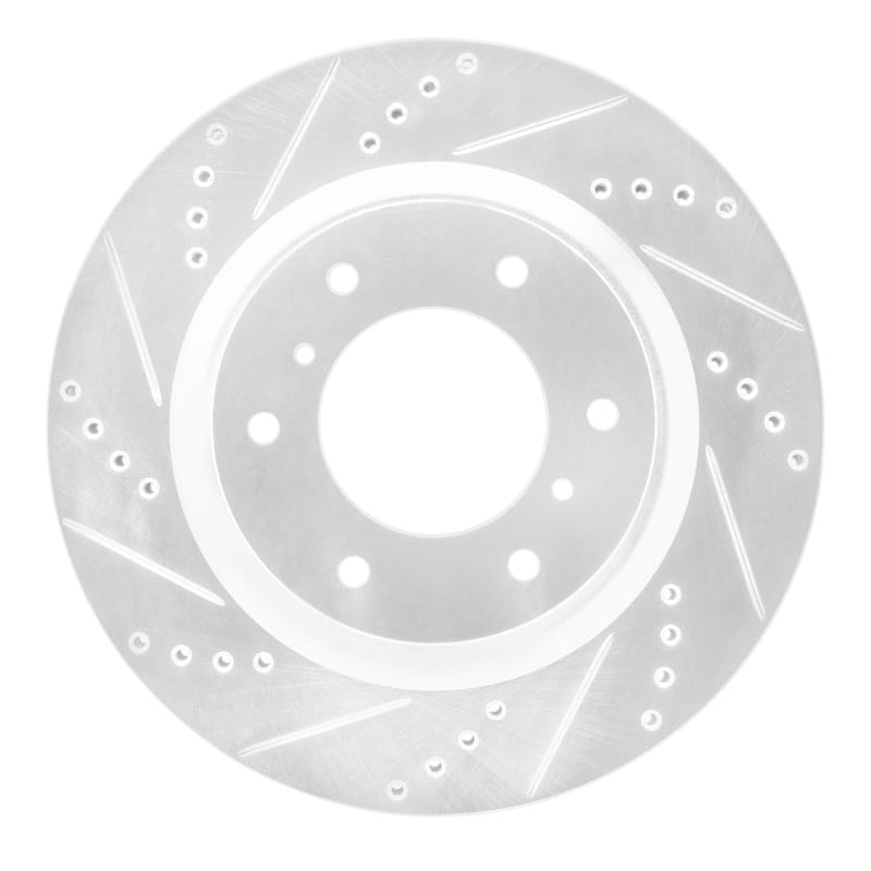R1 Concepts — R1 08-17 Mitsubishi Montero Limited (Mexico) Front Left Drilled & Slotted Silver Brake Rotor
R1 Brake Rotor Drill