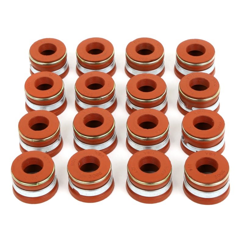 Cometic Gasket — Cometic 11/32in x .563in x .470in x .690in Viton Ring & Band Valve Stem Seal - 16 Pack
Valve Stem Seal