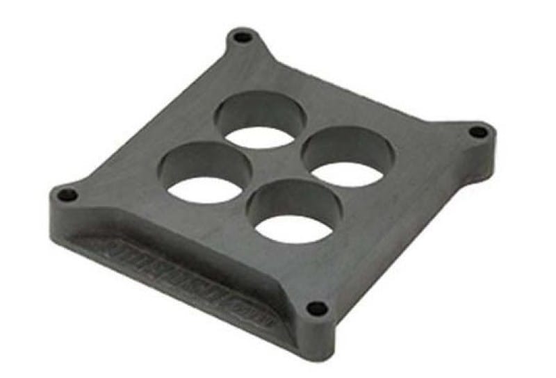 Moroso — Moroso 4150/4160 Carburetor Spacer - 4 Hole Plenum - 1in - Plastic
