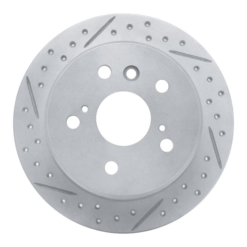 R1 Concepts — R1 02-08 Lexus Es330 Rear Left Drilled & Slotted Geo-Carbon Rotor