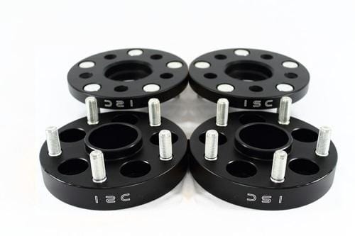 ISC Suspension — ISC Suspension 5x100 Hub Centric Wheel Spacers 15mm Black (Pair)