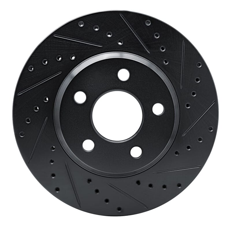R1 Concepts — R1 05-05 Buick LeSabre Front Right Drilled & Slotted Black Brake Rotor
R1 Brake Rotor Drill