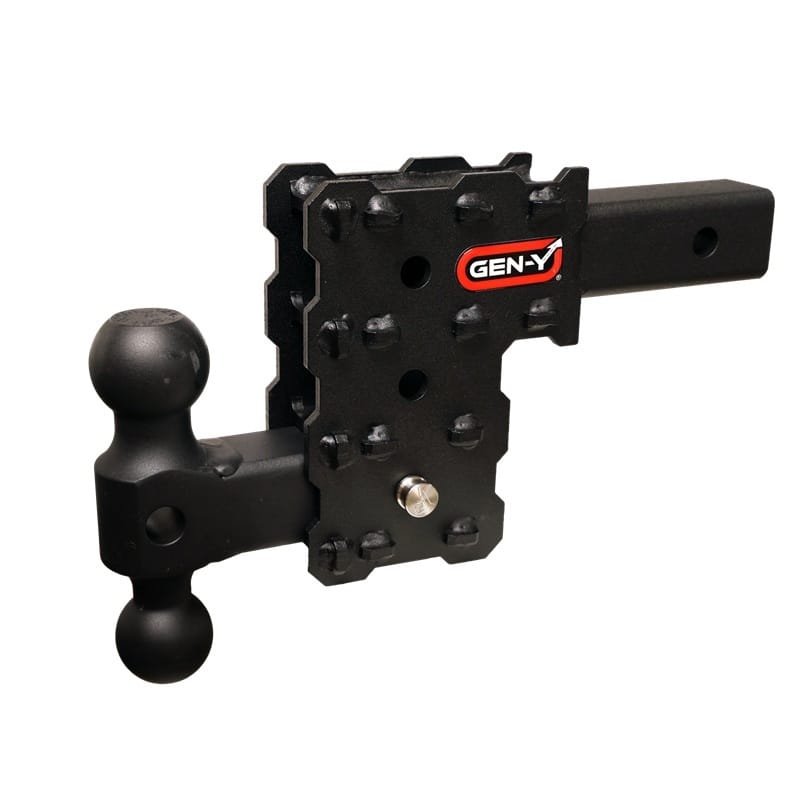 GEN-Y Hitch — Gen-Y Phantom-X 2in Solid Shank 4.5in Drop 1K TW 10K Hitch w/GH-031 Dual-Ball Mount
Drop Hitch