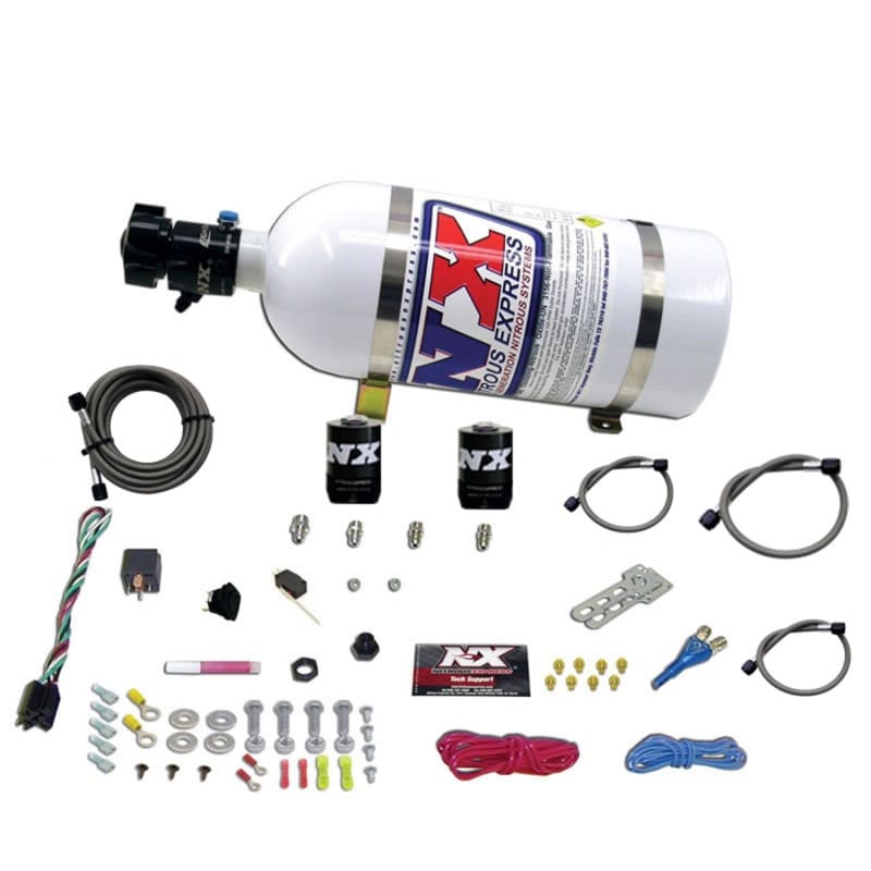 Nitrous Express — Nitrous Express Dodge EFI Race Single Nozzle Nitrous Kit (100-250HP) w/10lb Bottle
Injection System Kit
N2OSys