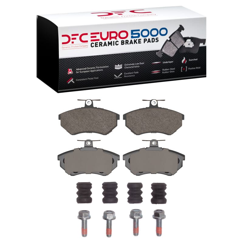 DFC — DFC 84-02 Audi Coupe Front Euro 5000 Ceramic Brake Pads and Hardware Kit
DFC EURO Pads + HW