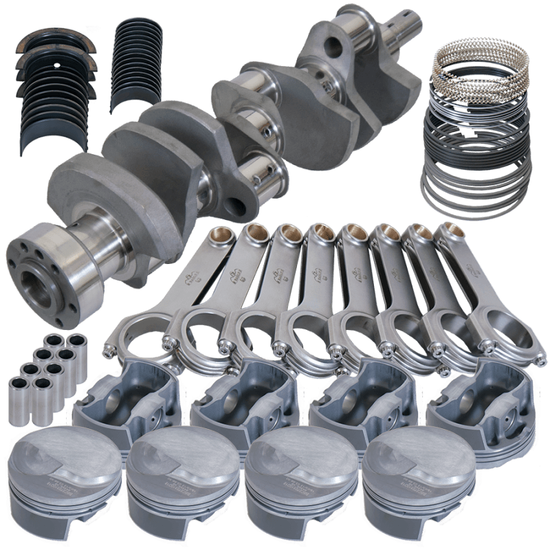 Eagle — Eagle Chevy Tall 454 1Pc 4.250in Crank 6.800in H-Beam 18cc Dome 4.350in Pistons Rotating Assembly
Competition Assembly