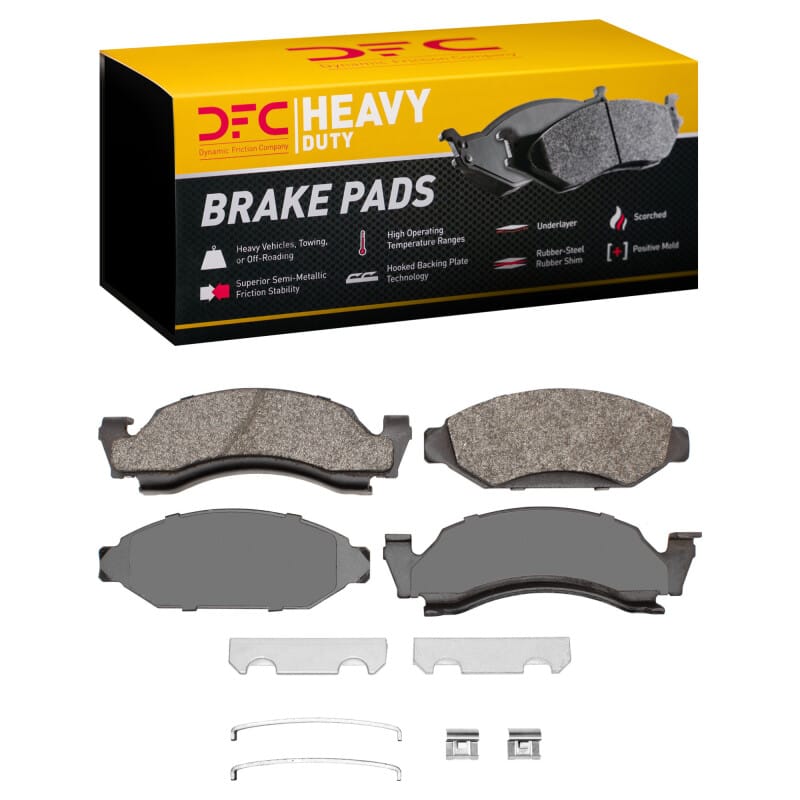 DFC — DFC 73-85 Ford E-150 Econoline Club Wagon Front Heavy Duty Pads and Hardware Kit
DFC Brake Pad Set