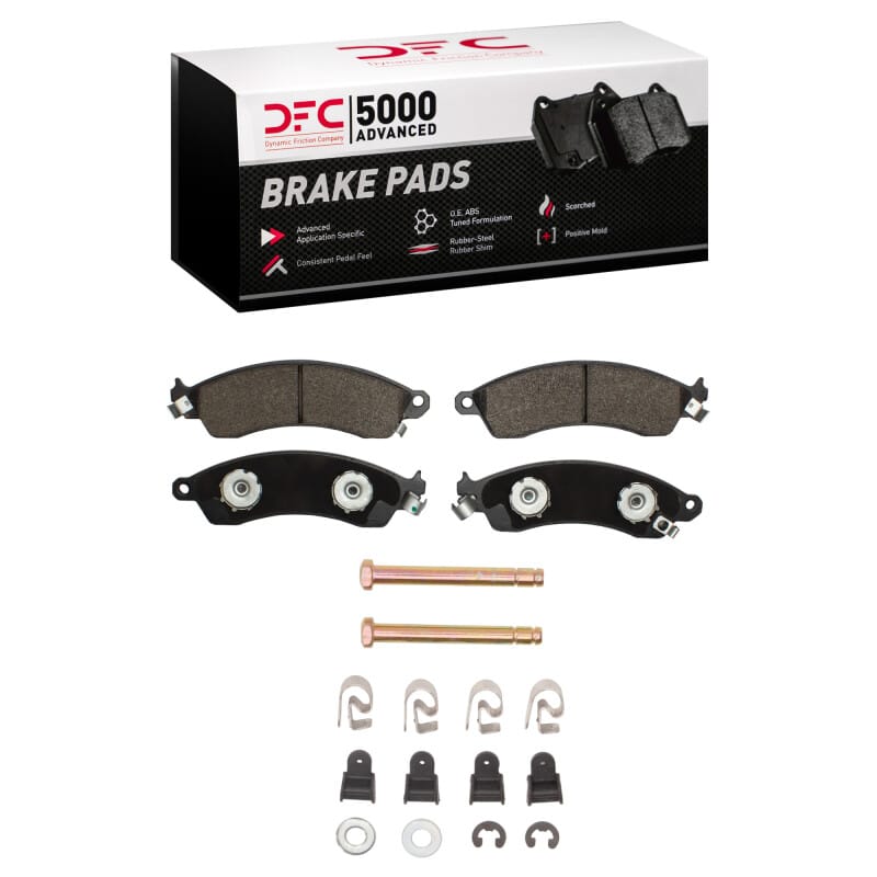 DFC — DFC 85-04 Chevrolet Corvette Front 5000 Advanced Semi Metallic Brake Pads and Hardware Kit
DFC Brake Pad Set