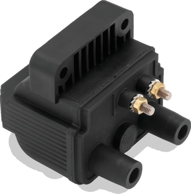 TwinPower — Twin Power 65-79 Big Twin and XL Mini Ignition Coil Black Replaces H-D 31609-65A 5 Ohm