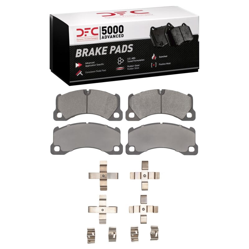 DFC — DFC 08-25 Audi RS e-TRON GT Front 5000 Advanced Low Metallic Brake Pads and Hardware Kit
DFC Brake Pad Set