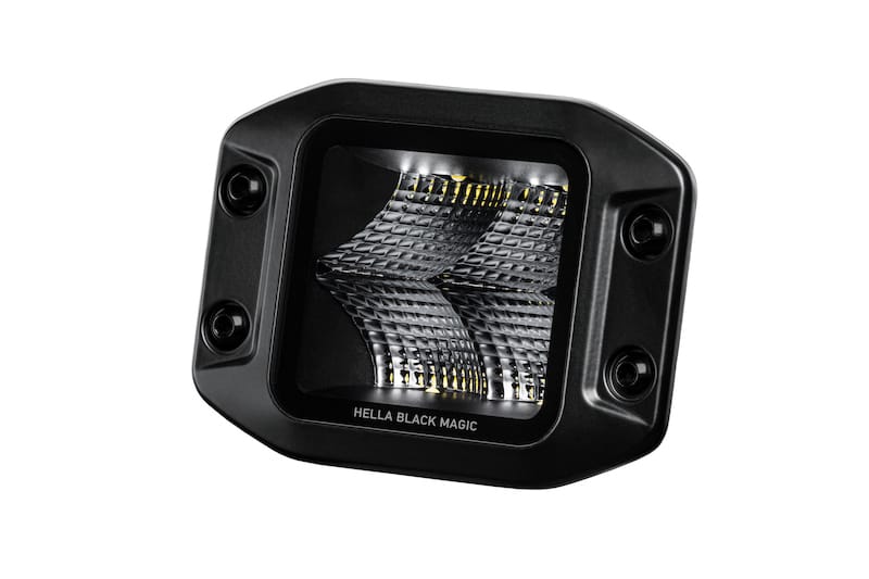 Hella — Hella Universal Black Magic 3.2in L.E.D. Cube Kit - Flood Beam (Flush Mount)
LEDLightBar