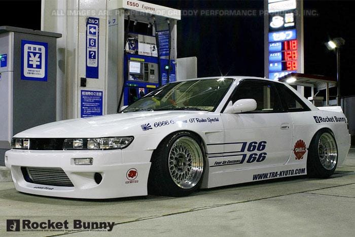 GReddy — GReddy 89-93 Nissan Silvia 2Dr Full Rocket Bunny (PS13) F,S,R Aero Kit V1 **Must Ask/Call to Order**
