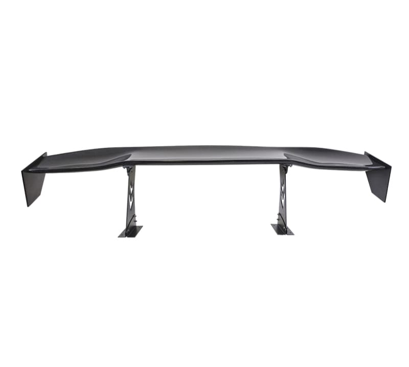 NRG — NRG Carbon Fiber Spoiler - Universal (69in.) w/NRG Logo / Stand Cut Out / Large Side Plate