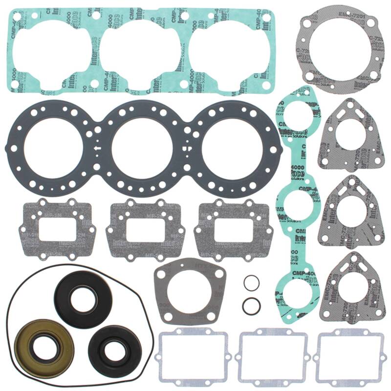 Vertex Pistons — Vertex Pistons 01-04 JH 1100 Ultra 130/96-03 JH 1100 Zxi Complete Gasket Kit w/ Seals