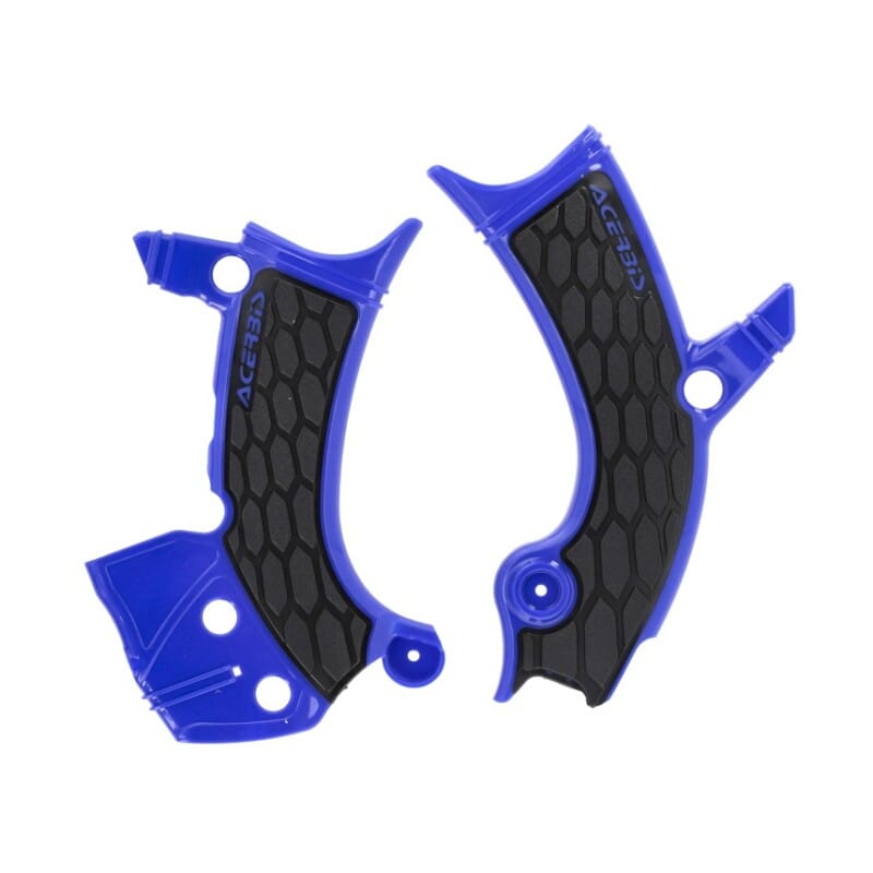 Acerbis — Acerbis 2024 Yamaha WR450F X-Grip Frame Guard - Blue/Black