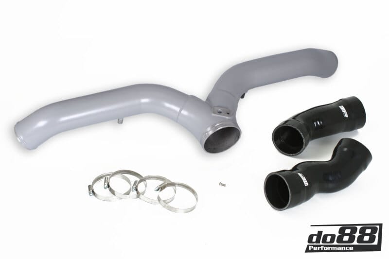 do88 — do88 Porsche 997.1 Turbo Y-Pipe Silver for OEM Intercooler