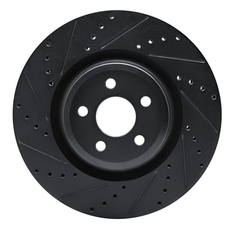 R1 Concepts — R1 19-24 Ford Edge Front Left Drilled & Slotted Black Brake Rotor
R1 Brake Rotor Drill