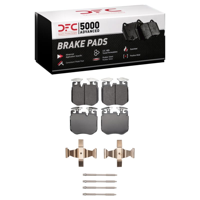 DFC — DFC 20-25 BMW M340i Front 5000 Advanced Low Metallic Brake Pads and Hardware Kit
