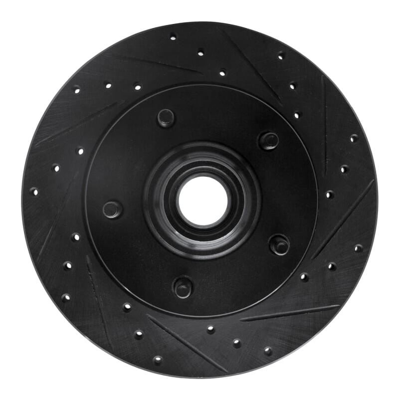 R1 Concepts — R1 94-03 Ford E-150 Club Wagon Front Right Drilled & Slotted Black Brake Rotor
R1 Brake Rotor Drill