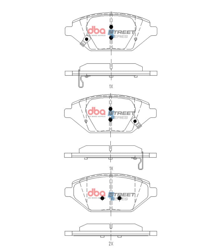 DBA — DBA 16-22 Chevrolet Spark Front Street Series Brake Pads
Brake Pad