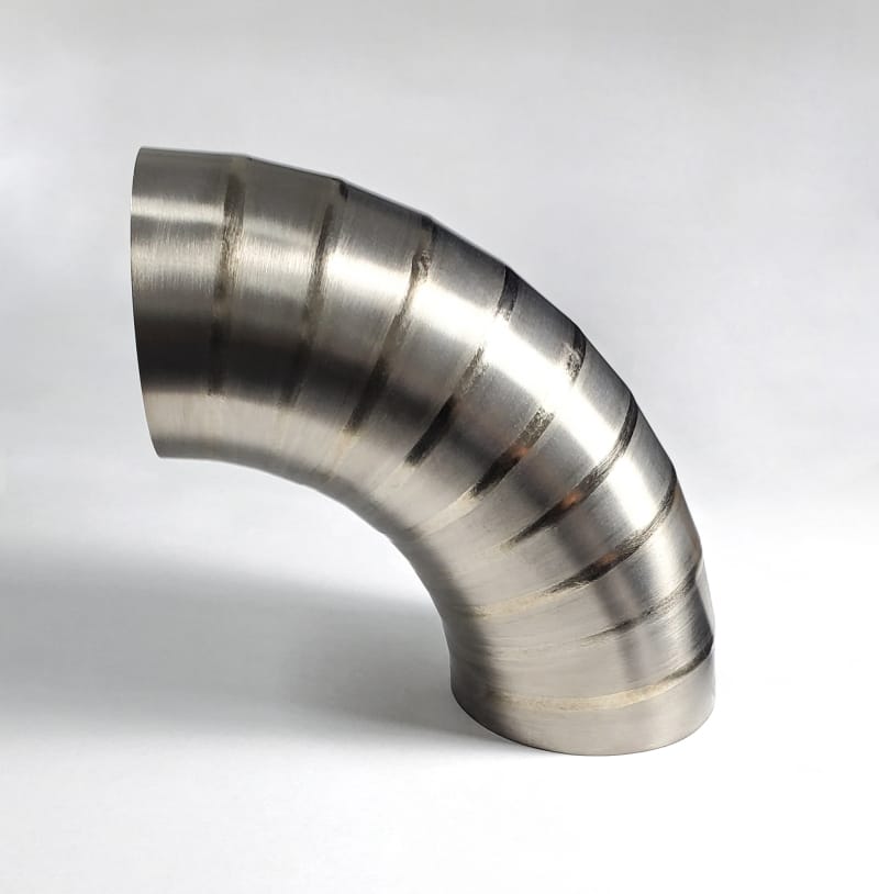 Ticon — Ticon Industries 3.5in Welded Pie Cuts 1.65D Loose Radius 90 Deg Bend 1mm/.039in- 10pk