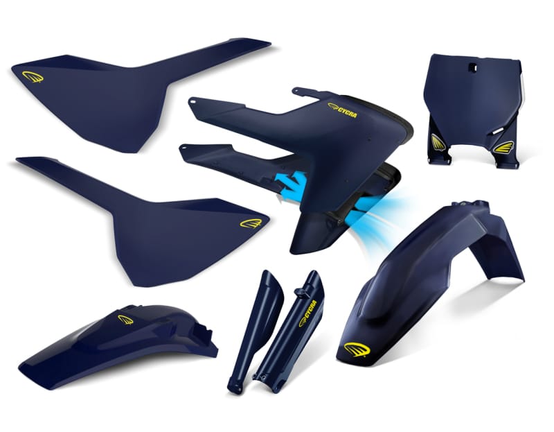 Cycra — Cycra 16-18 Husqvarna FC250 Powerflow Body Kit - OEM Blue