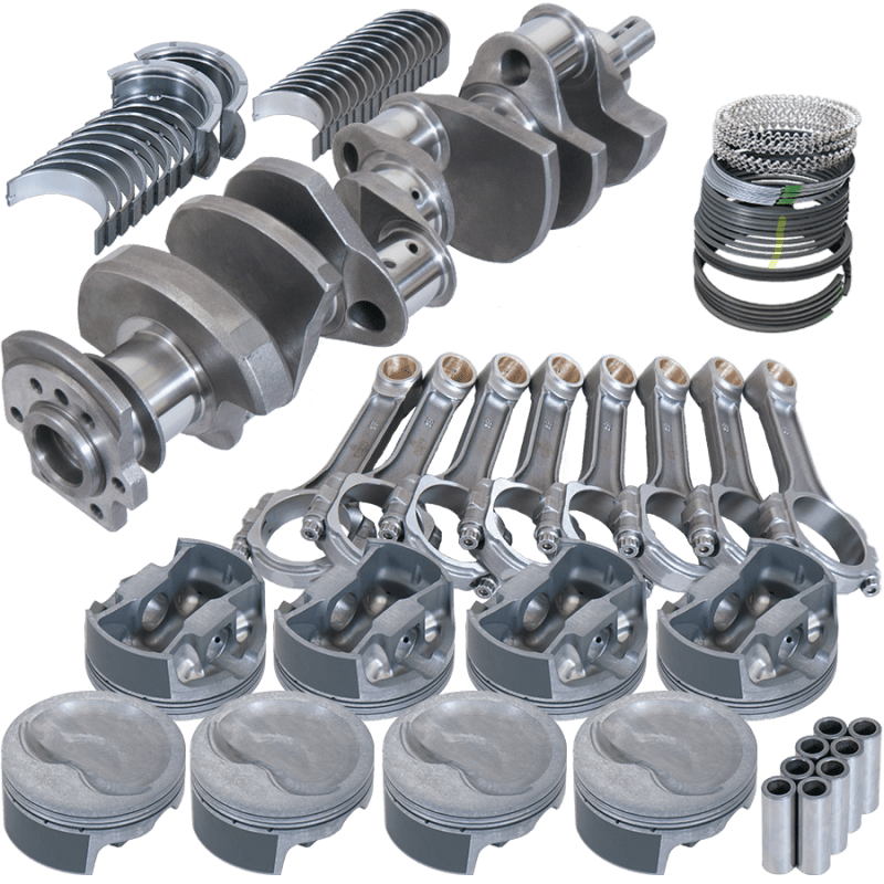 Eagle — Eagle Chevy 400 3.750in Crank 6.000in I-Beam Rods -16cc 4.125in Pistons Rotating Assembly
Street & Strip Assy