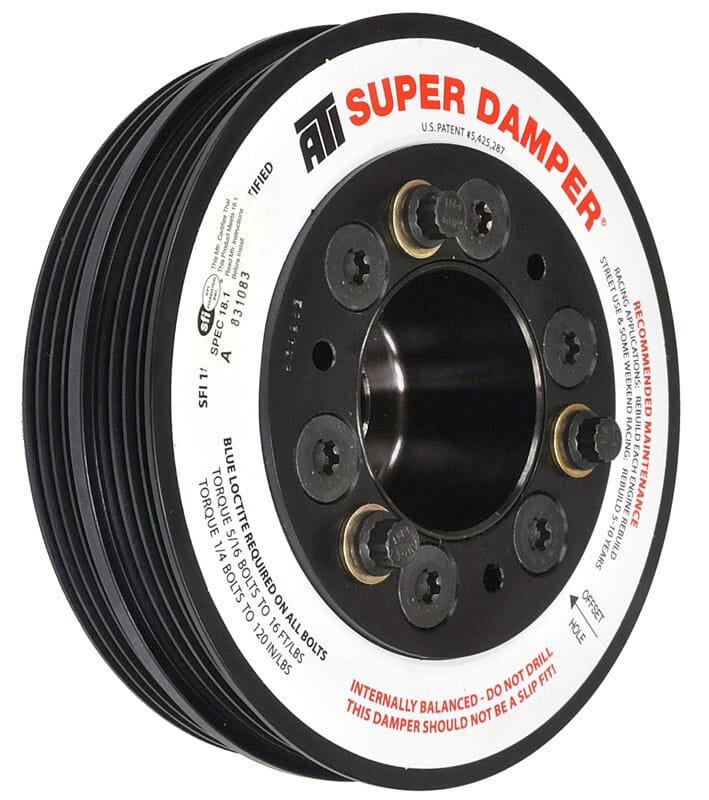 ATI — ATI Damper 94-05 Miata 1.8L 5.67in 4 Grv Belt Guide for OEM Trigger Wheel (916885BG Included)