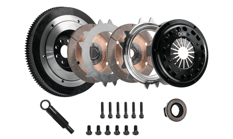 DKM Clutch — DKM Clutch VW Corrado/Golf/GTI (1.8T) Ceramic Twin Disc MR Clutch w/Flywheel (650 ft/lbs Torque)
Clutch Kit