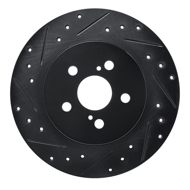 R1 Concepts — R1 11-17 Lexus CT200H Rear Left Drilled & Slotted Black Brake Rotor
R1 Brake Rotor Drill