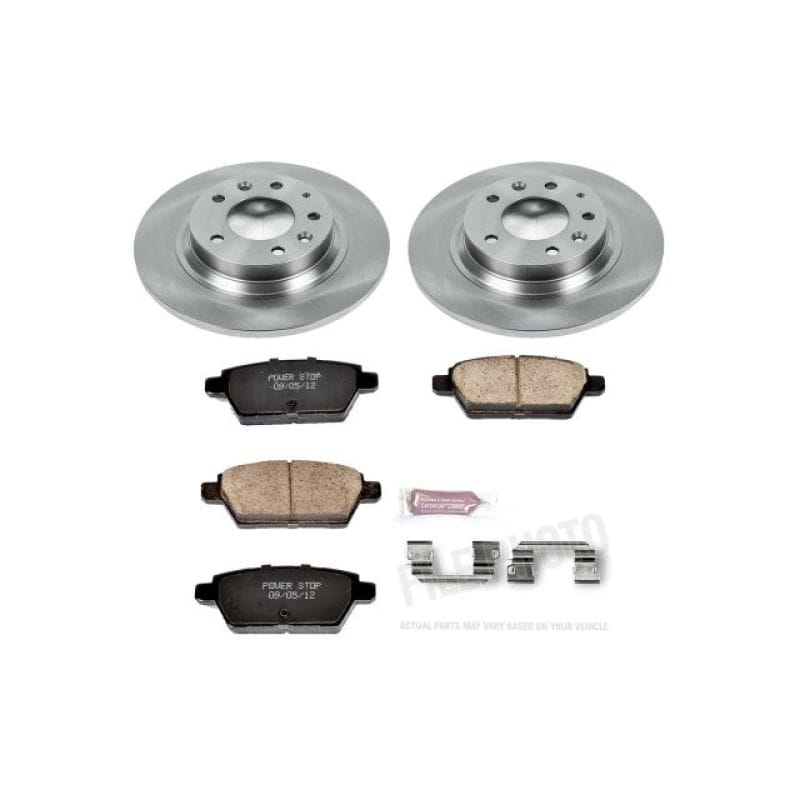 PowerStop — Power Stop 06-12 Ford Fusion Rear Autospecialty Brake Kit