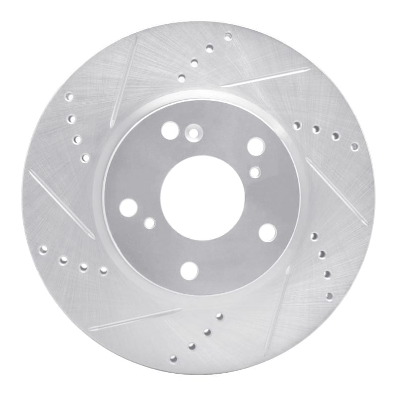 R1 Concepts — R1 16-25 Honda Civic Coupe Front Left Drilled & Slotted Silver Brake Rotor
R1 Brake Rotor Drill