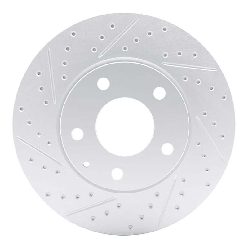 R1 Concepts — R1 19-25 Mazda 3 Front Left Drilled & Slotted Geo-Carbon Rotor