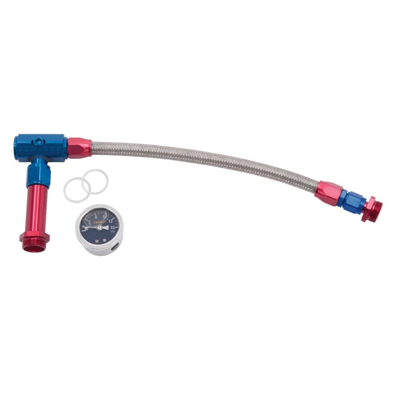 Russell — Russell Performance -6 AN to 3/8in Female NPT ProFlex Holley 4150 Dual Inlet Carb Kit (Red/Blue)
Carburetor Fuel Line