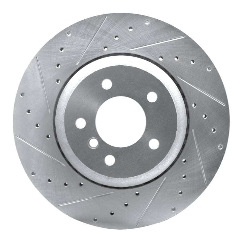 R1 Concepts — R1 04-10 BMW 545I Rear Left Drilled & Slotted Silver Brake Rotor
R1 Brake Rotor Drill
