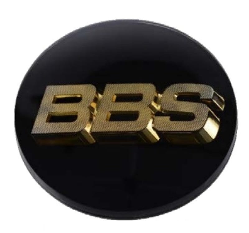 BBS — BBS Center Cap 70.6mm Black/Gold (4-tab) (56.24.120)