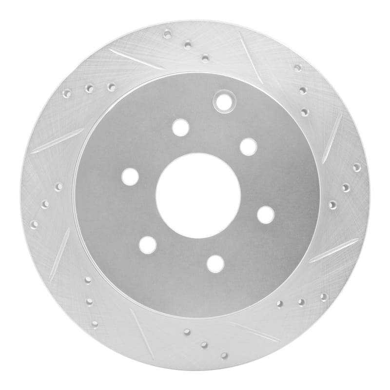 R1 Concepts — R1 05-12 Nissan Pathfinder Rear Right Drilled & Slotted Silver Brake Rotor
R1 Brake Rotor Drill