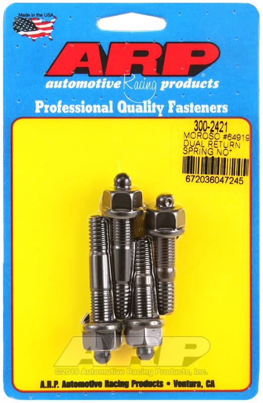 ARP — ARP Moroso 64919 dual return spring no spacer plate pro series carb stud kit