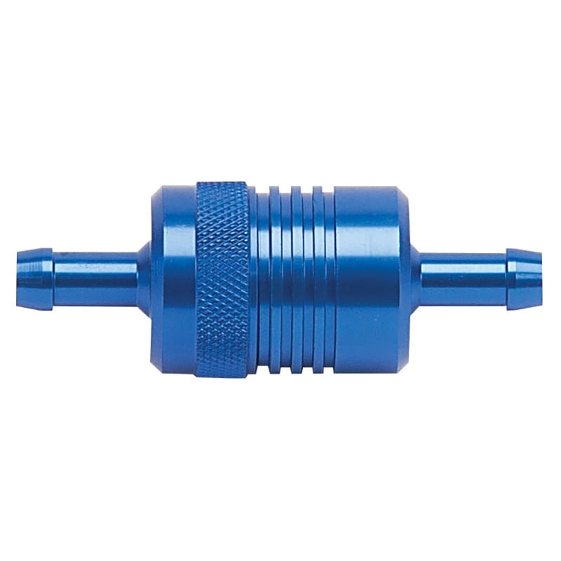 Russell — Russell Performance Blue Street Fuel Filter (3in Length 1-1/8in diameter 5/16in inlet/outlet)