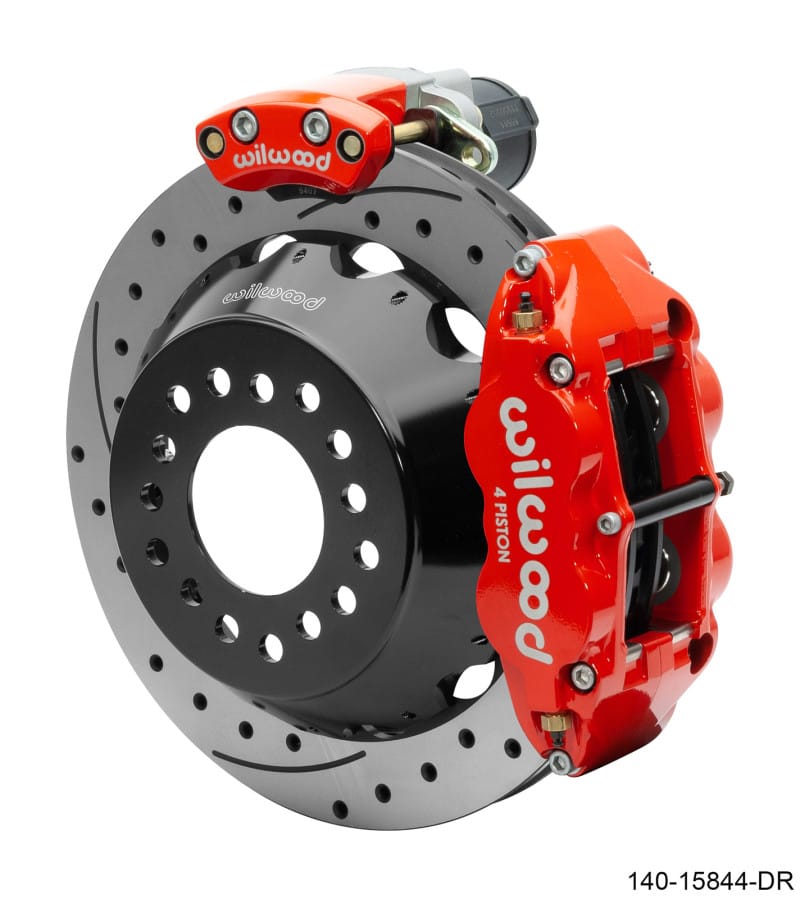 Wilwood — Wilwood EPB/FNSL Rear Kit 12.88in. Big Ford - SRP, Red
BRAKE KIT