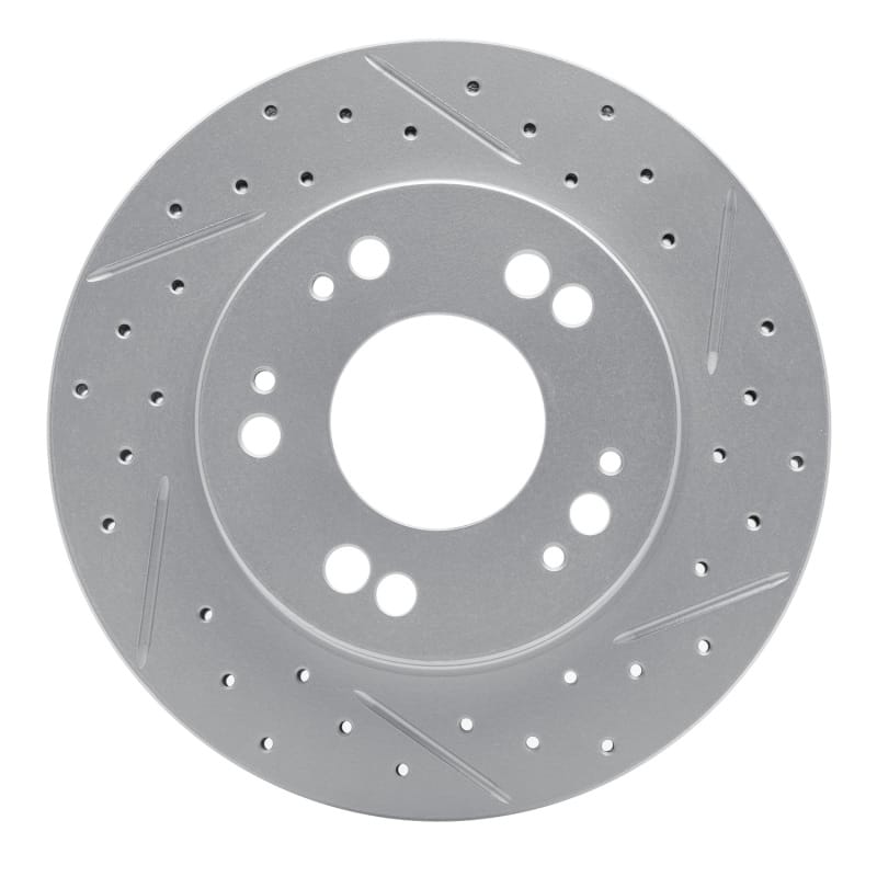 R1 Concepts — R1 90-05 Chrysler Sebring Front Right Drilled & Slotted Geo-Carbon Rotor