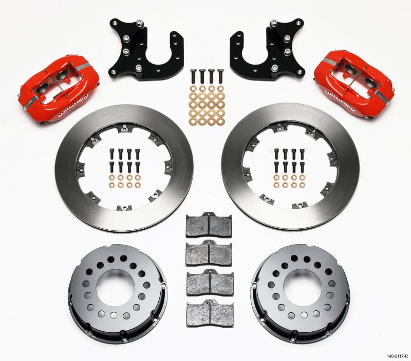Wilwood — Wilwood Forged Dynalite P/S Rear Kit Red Mopar-Dana 2.36in Offset
BRAKE KIT