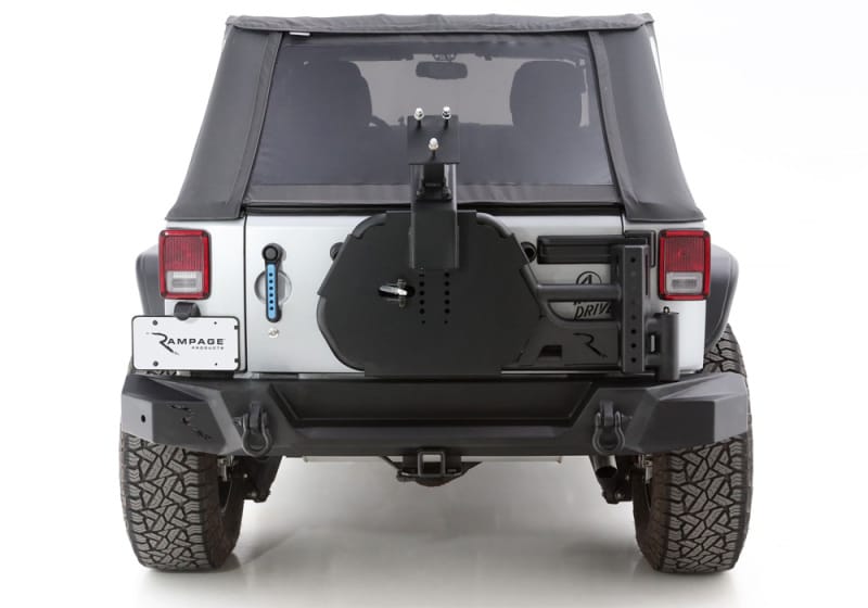 Rampage — Rampage 07-18 Jeep Wrangler JK (Incl. Unlimited) Trail Guard Tire Carrier - Black
Trl Grd Tire Carrier
Bumper