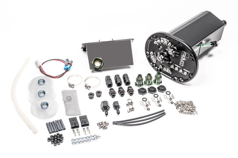 Radium Engineering — Radium Engineering Mazda RX7 FD Fuel Hanger Surge Tank Ti Automotive E5LM - Pumps Not Included