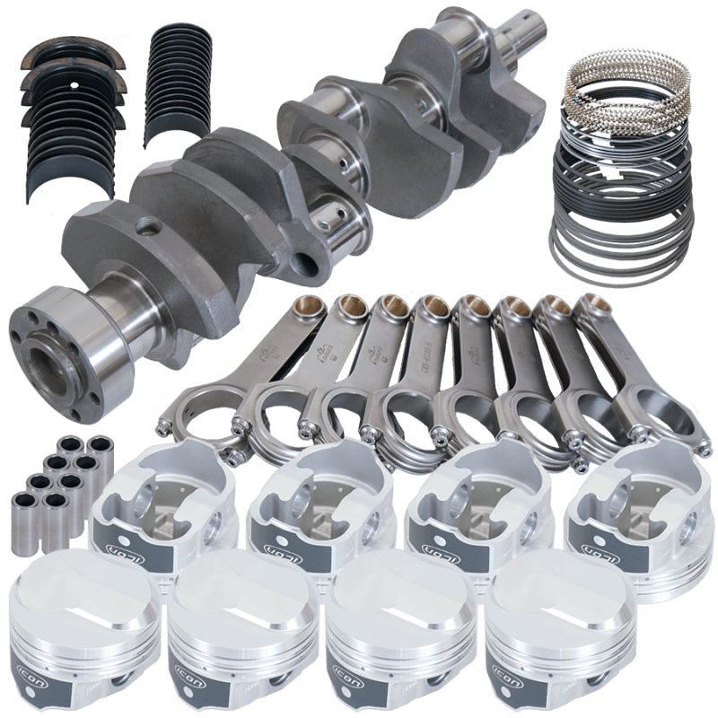 Eagle — Eagle Chevy 454 1Pc 4.000in Crank 6.135in H-Beam 38cc Dome 4.250in Pistons Rotating Assembly
Competition Assembly