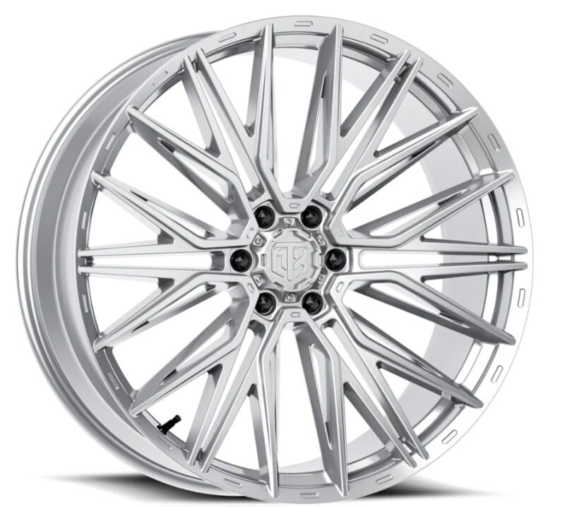 MTX Wheels — MTX Gangstar Silver Machined 20x10in / 6x135 BP / -18mm Offset / 87.1mm Bore