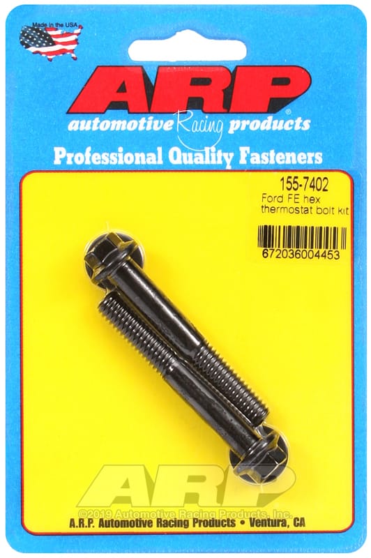 ARP — ARP Ford FE Hex Thermostat Bolt Kit
