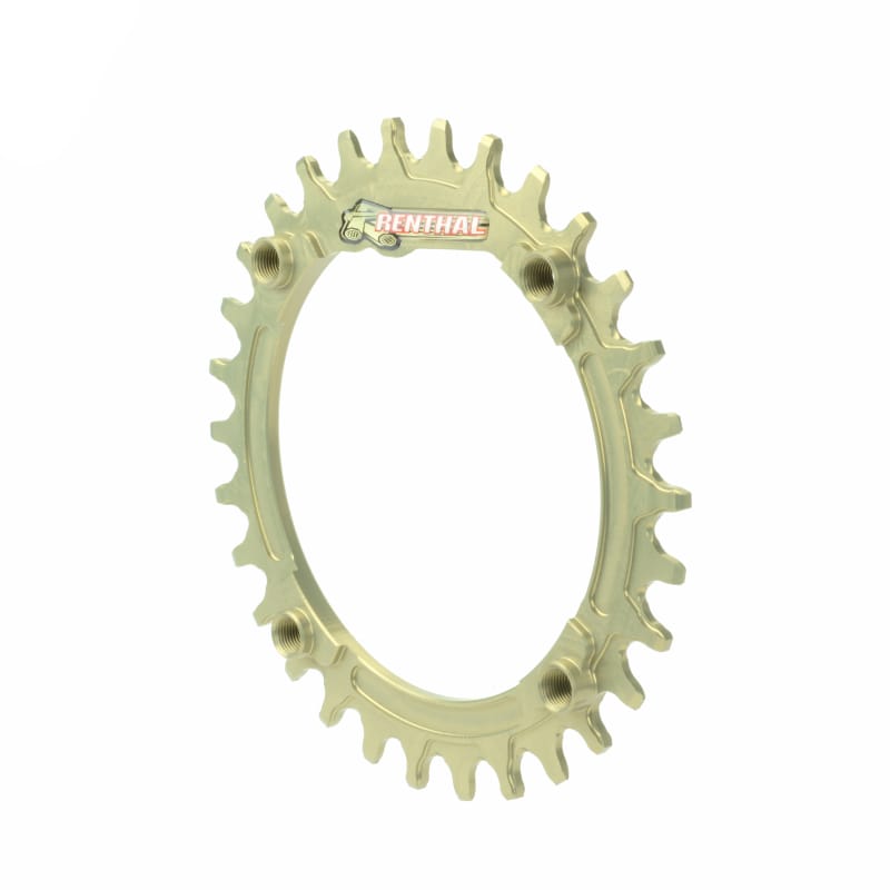 Renthal — Renthal 1XR Chainring 104 mm. BCD 30T - Hard Anodized Aluminum Gold