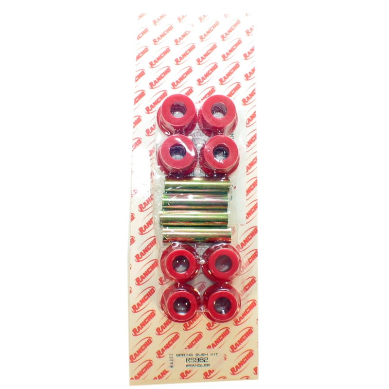 Rancho — Rancho 87-93 Jeep Wrangler Front Bushing Kit
Leaf Spring Bshng St