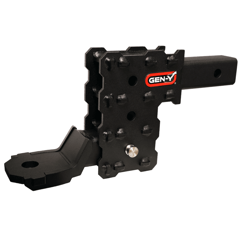 GEN-Y Hitch — Gen-Y Phantom-X 2in Solid Shank 4.5in Drop 1K TW 10K Hitch w/GH-103705 Platinum Ball Mount
Drop Hitch